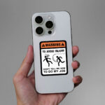 Avoid Injury Sticker