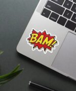 BAM Pop Art Comic Sticker