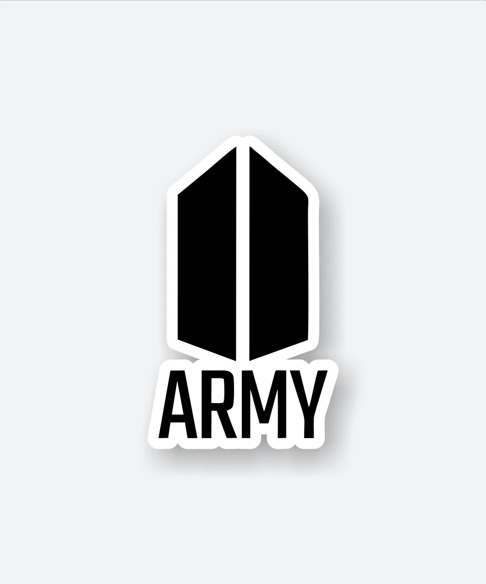 BTS Army Logo Sticker