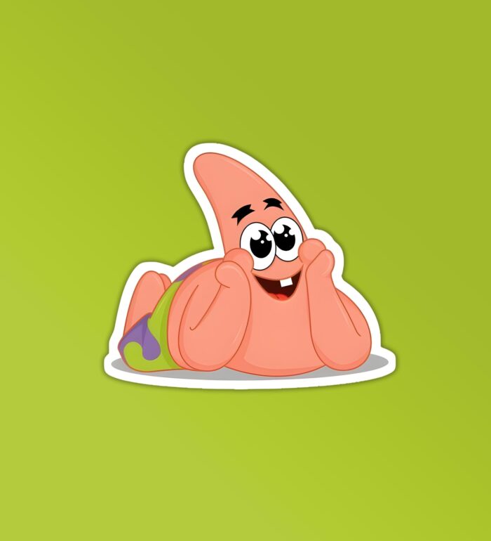 Baby Patrick Laptop Mobile Stickers