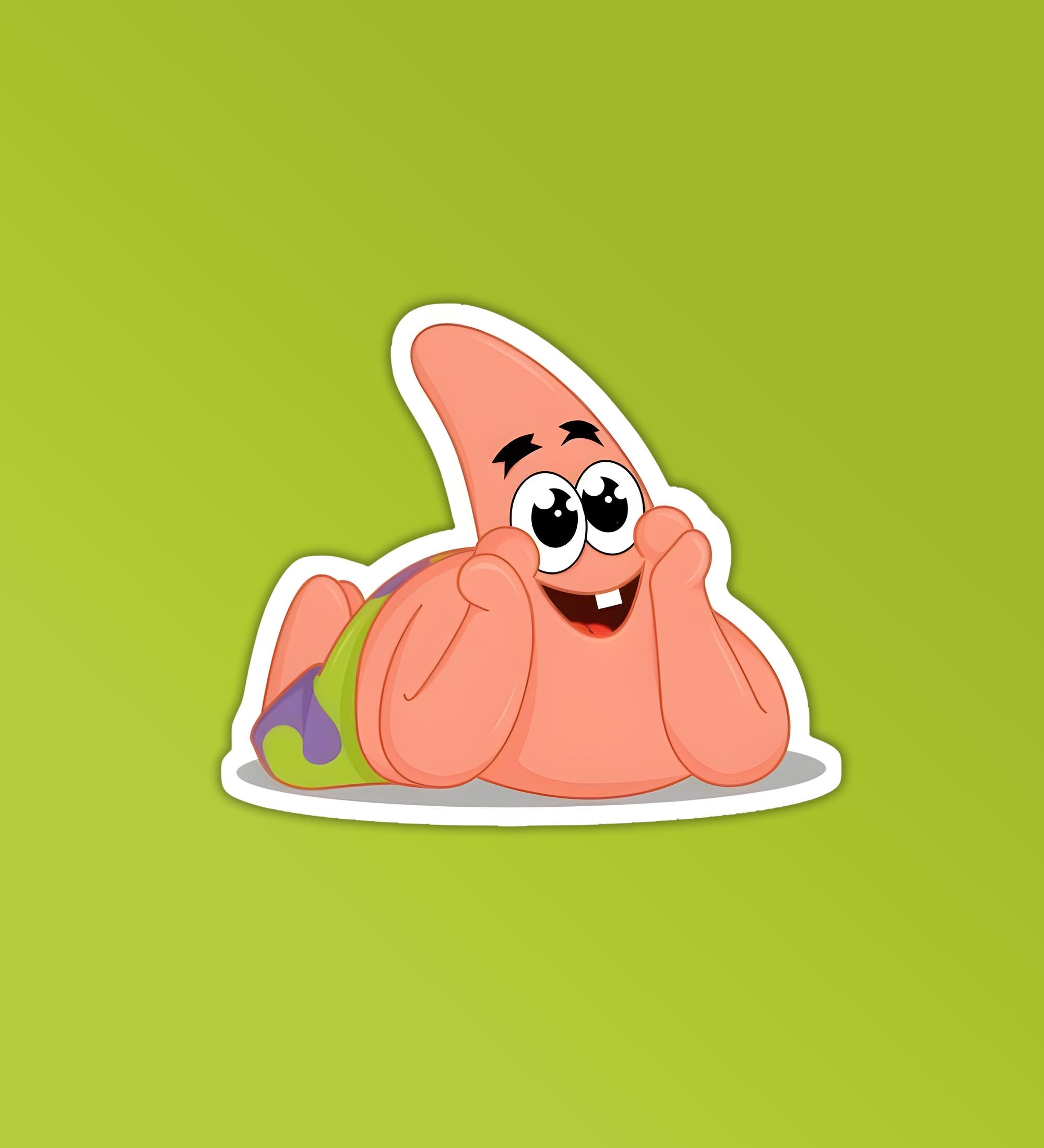 Baby Patrick Laptop Mobile Stickers