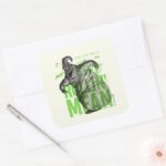 Bad Bad Oogie Rollin Mean Square Sticker