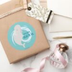 Bailey Just Gotta Dial It In Classic Round Sticker