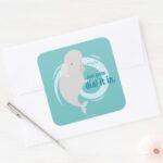 Bailey Just Gotta Dial It In Square Sticker