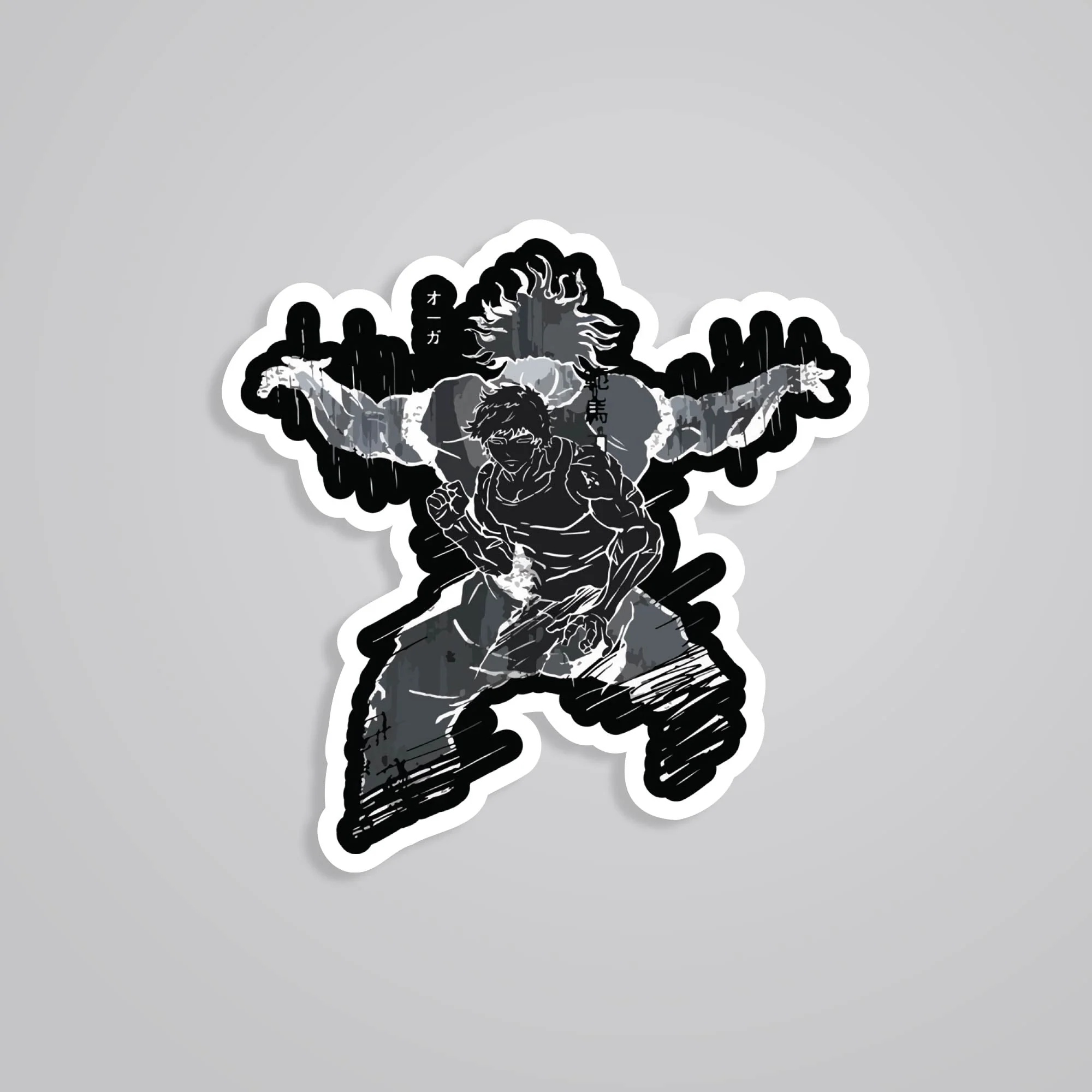 Baki Champion In The Dark Anime Stickers