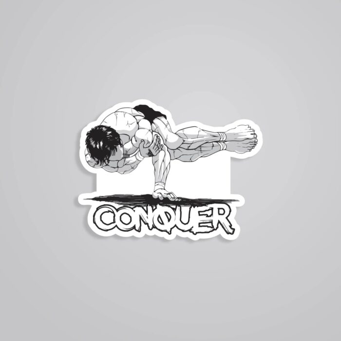 Baki Conquer Anime Stickers
