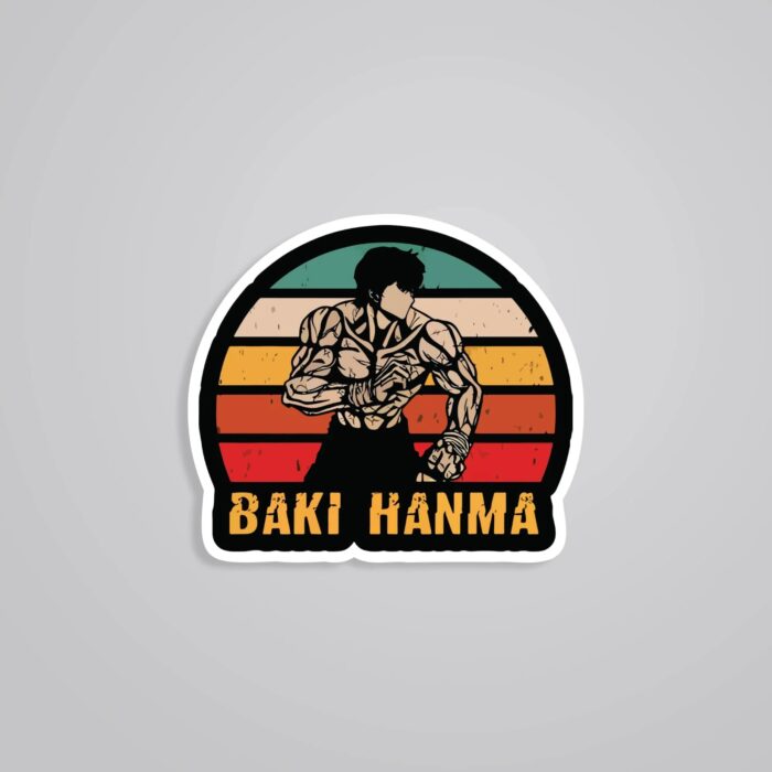 Baki Hanma Unstoppable Beast Anime Stickers