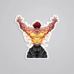 Baki The Beast In Human Form Anime Stickers