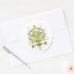 Bam Bam Bedrock Dreams Classic Round Sticker