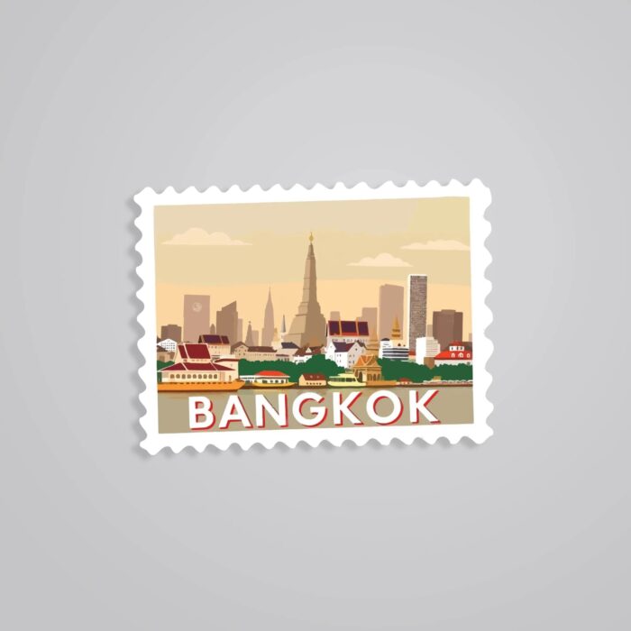 Bangkok Post Stamp Travels Stickers