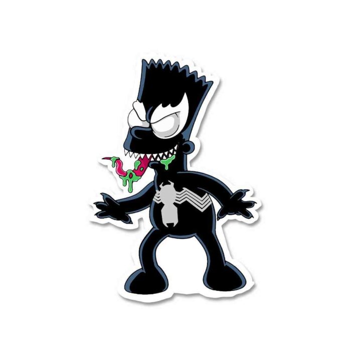 Bart Venom Sticker