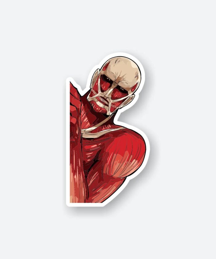 Bashful Colossal Titan Sticker