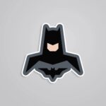 Batman Minimalist Movies Stickers