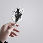 Batman In BW Movies Stickers