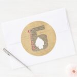 Baymax 6 Pattern Classic Round Sticker