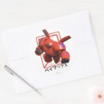 Baymax Classic Round Sticker