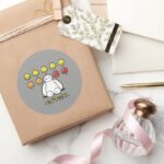 Baymax Emojicons Classic Round Sticker