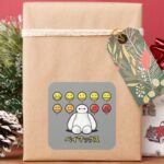 Baymax Emojicons Square Sticker