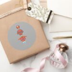 Baymax Orange Super Suit Classic Round Sticker