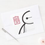 Baymax Standing Square Sticker