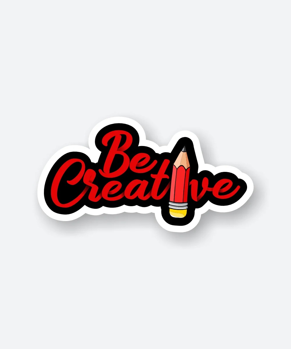 Be Creative Sticker
