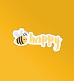 Be Happy Laptop Mobile Stickers