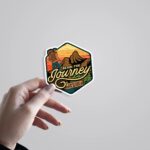 Begin The Journey Travels Stickers