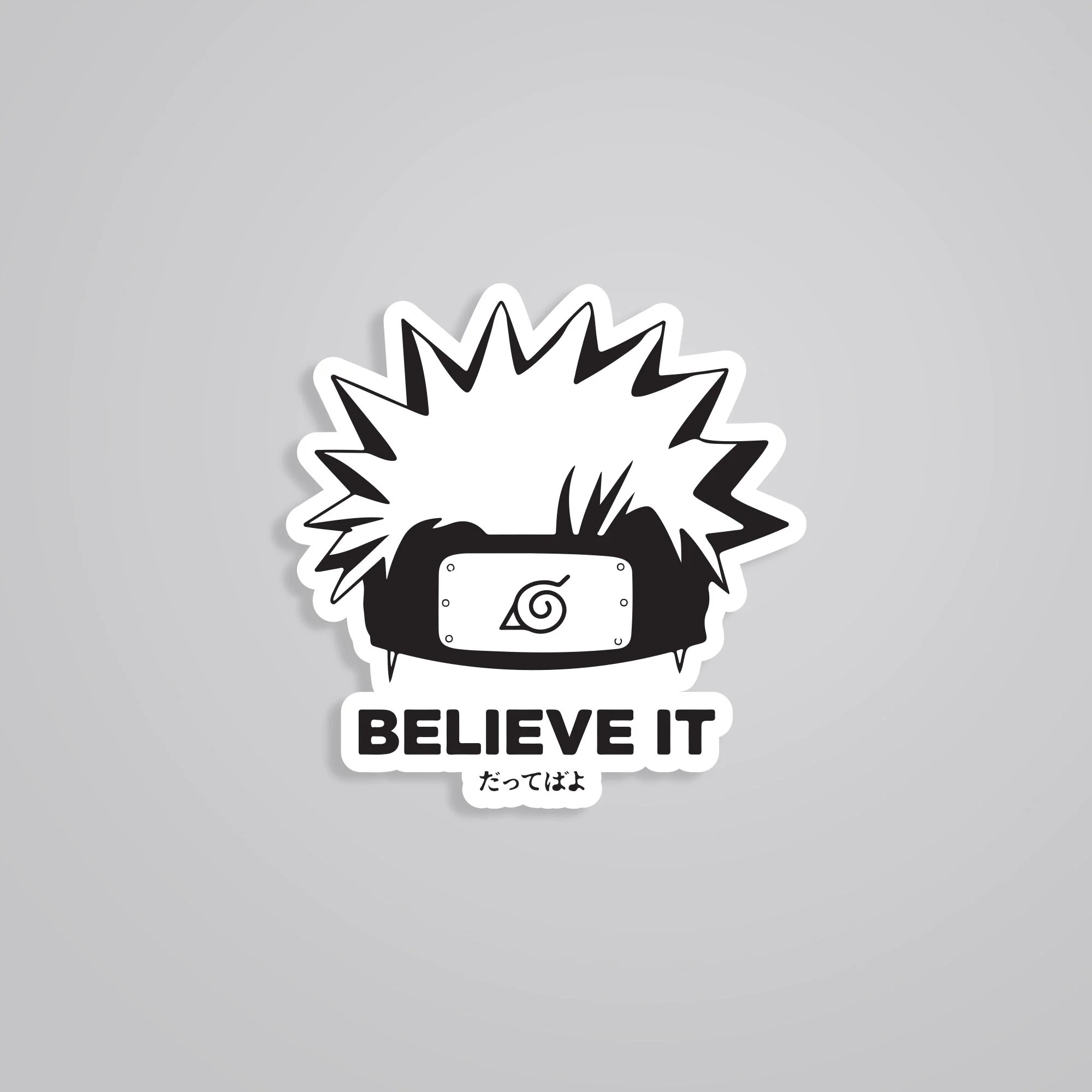 Believe It Anime Stickers