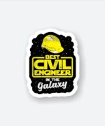 Best Civil Engineer Sticker