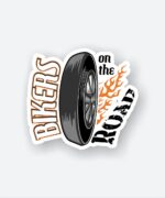 Bikers On The Road Sticker