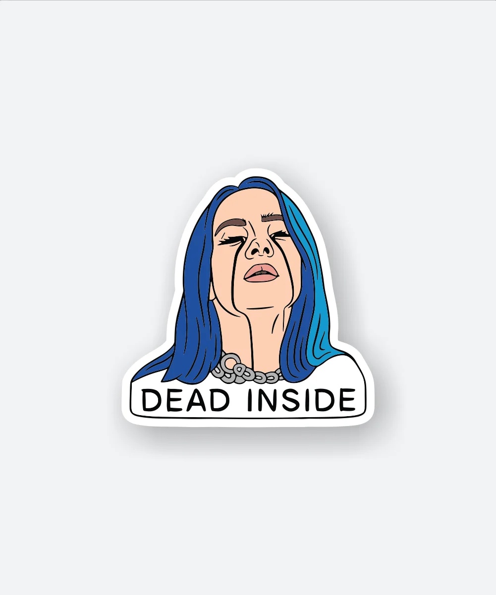 Billie Eilish Dead Inside Sticker