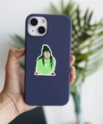 Billie Eilish Green Outfit Sticker