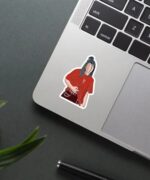 Billie Eilish Red Outfit Sticker