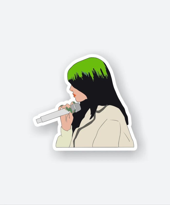 Billie Eilish Singer Sticker