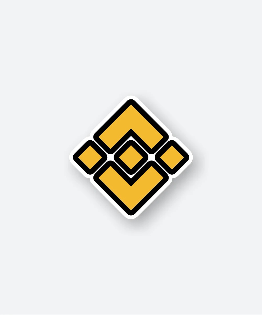 Binance Logo Sticker