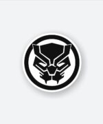 Black Panther Logo Sticker