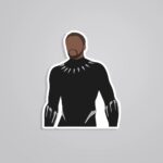Black Panther Minimalist Movies Stickers