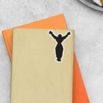 Black Silhouette Of Baki Anime Stickers