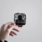 Black Swordsman Guts Anime Stickers