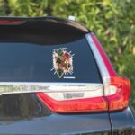 Black Adam Character Diamond Burst Graphic Sticker