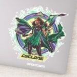 Black Adam Cyclone Character Graphic Sticker