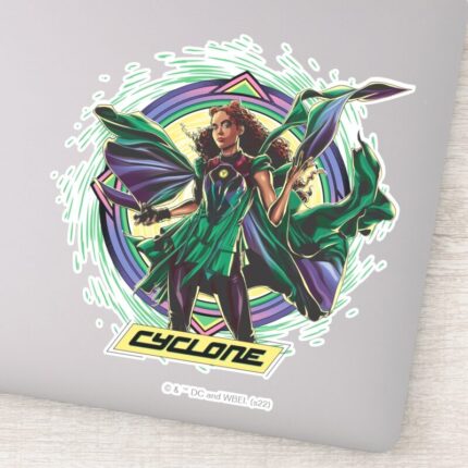 Black Adam Cyclone Character Graphic Sticker