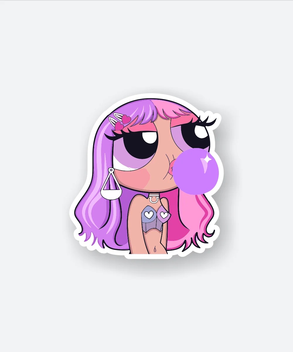 Blossom PowrePiuff Girls Sticker