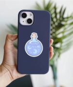 Blue Moon In Water Sticker