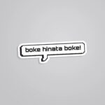 Boke Hinata Boke Anime Stickers