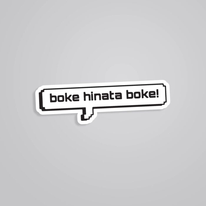 Boke Hinata Boke Anime Stickers