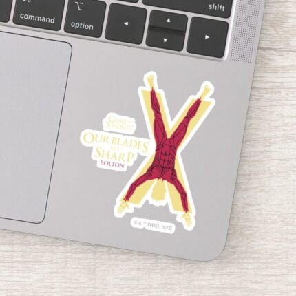 Bolton Sigil Our Blades Are Sharp Sticker