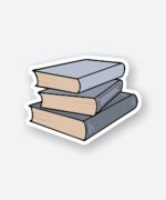 Book Stack Sticker