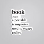 Book A Portable Transporter Used To Escape Reality Witty Stickers