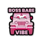 Boss Babe Vibe Sticker